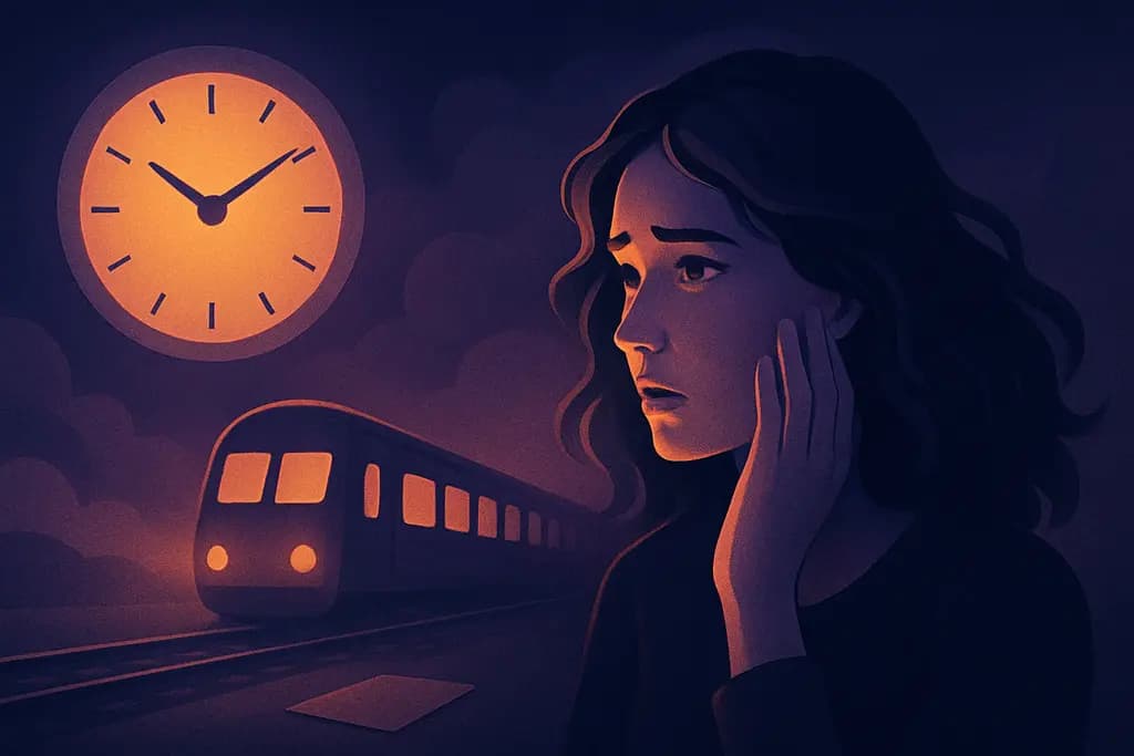 Dream illustration: Missing a flight, train, or important transport