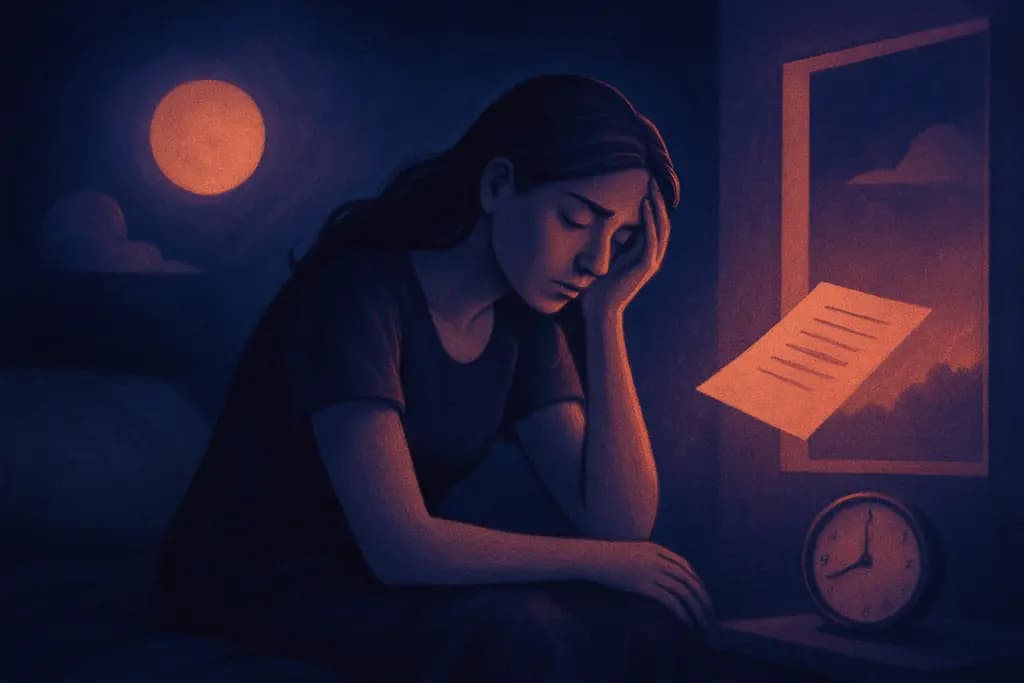 Dream illustration: Missing an exam