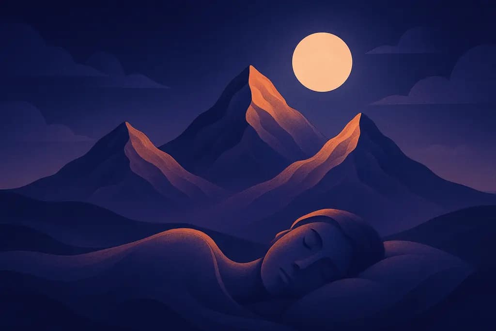 Dream illustration: Mountains