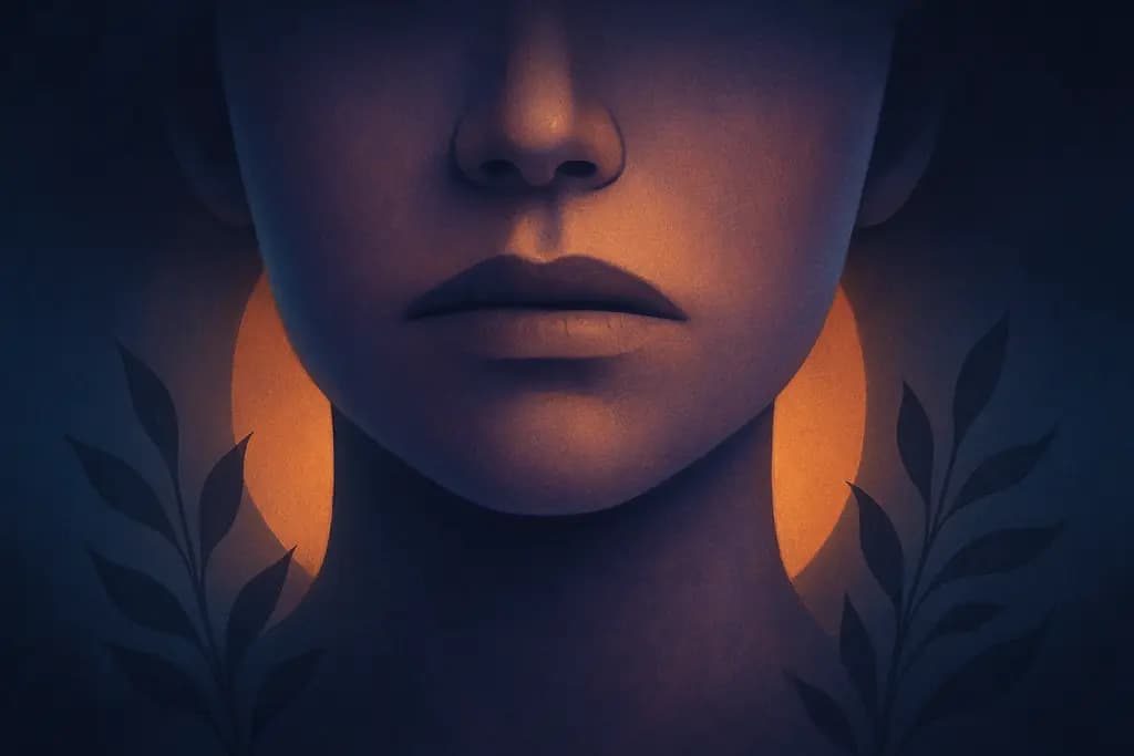 Dream illustration: Mouth that won't open