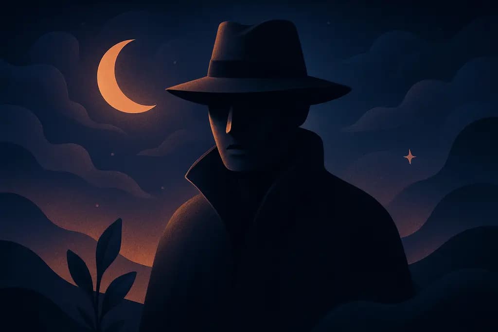 Dream illustration: Mysterious stranger