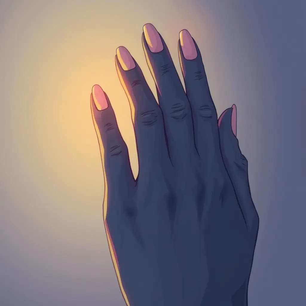 Dream illustration: Nails grow impossibly long