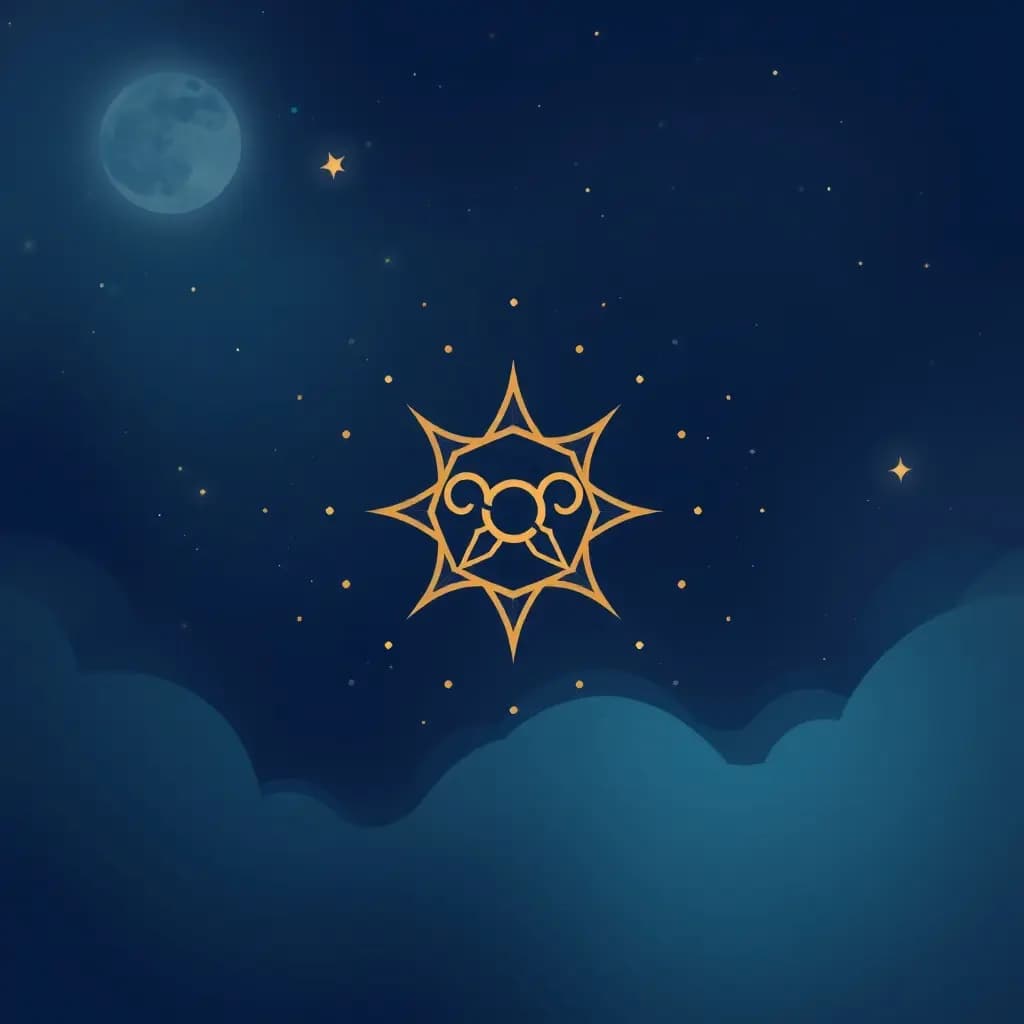 Dream illustration: Nakshatra stars forming a symbol