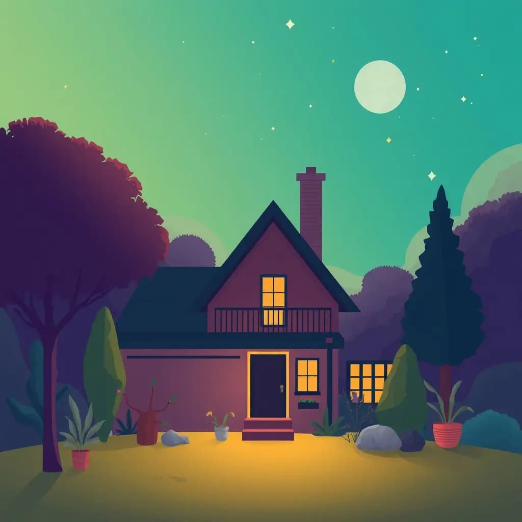 Dream illustration: Neighbors living in your house