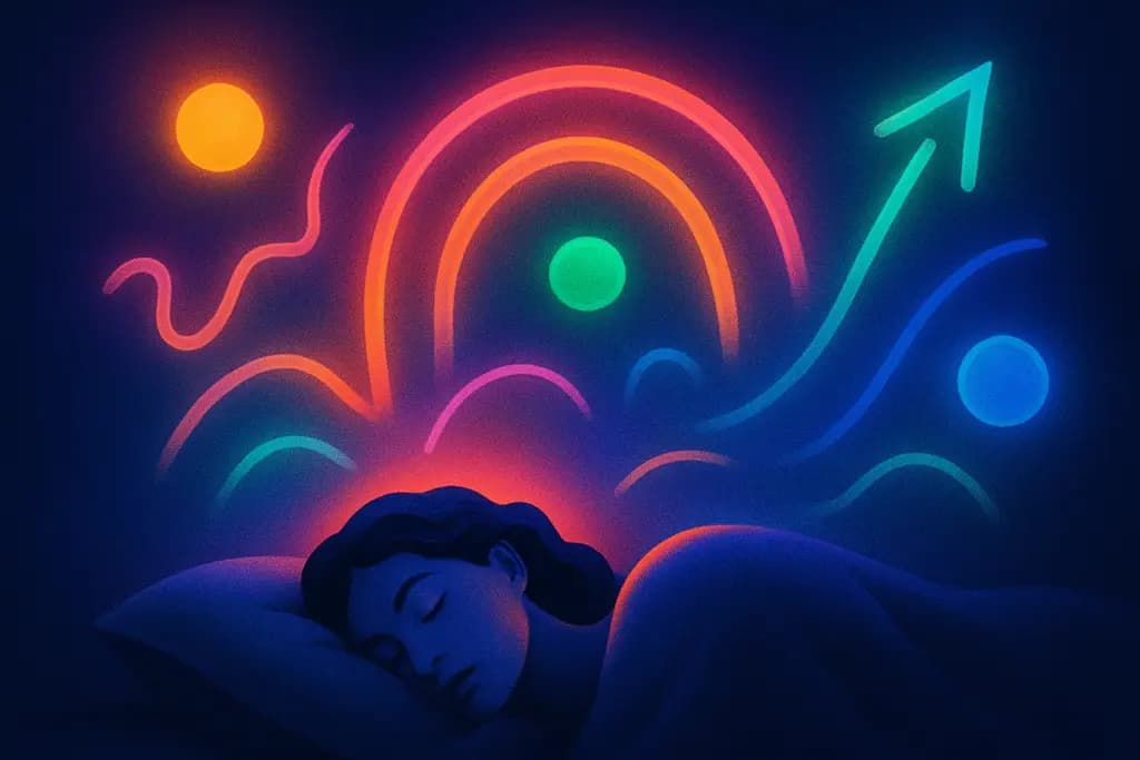 Dream illustration: Neon Lights or Fluorescent Colors