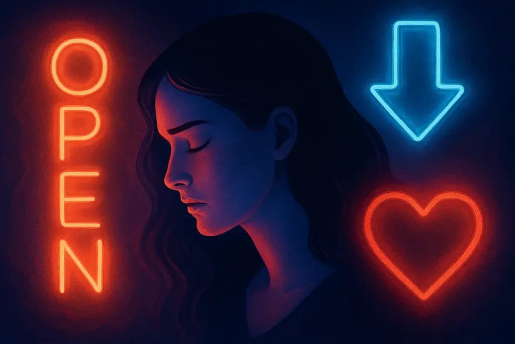 Dream illustration: Neon lights
