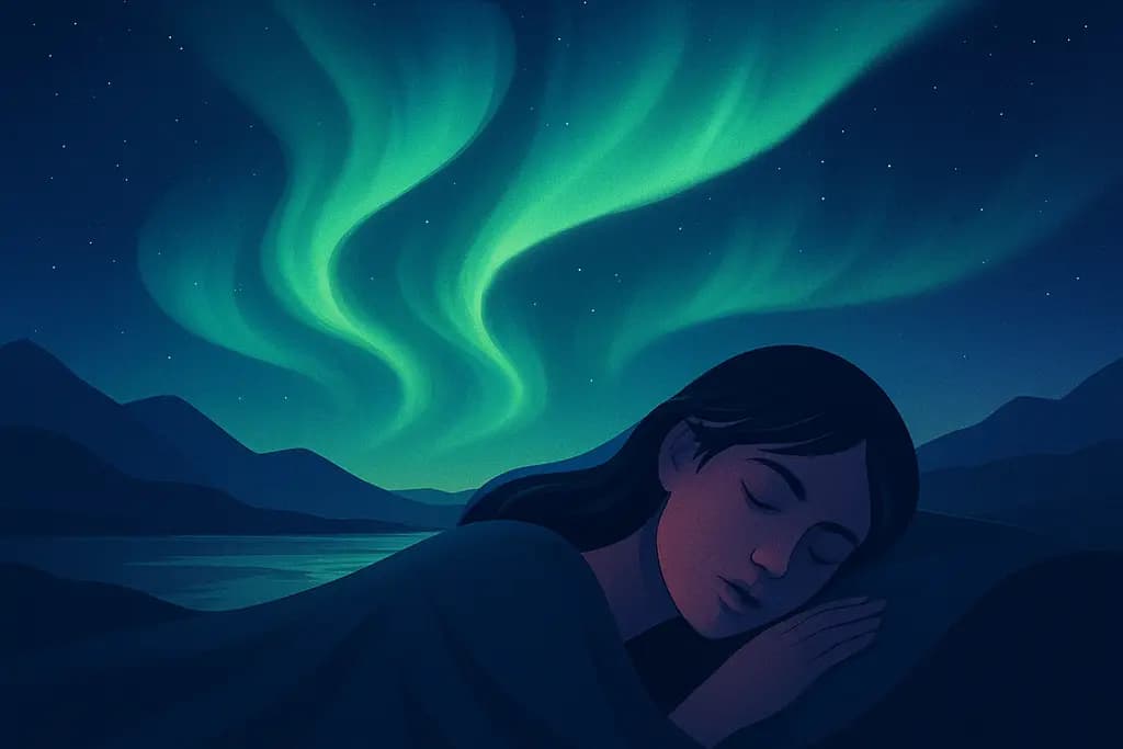 Dream illustration: Northern Lights