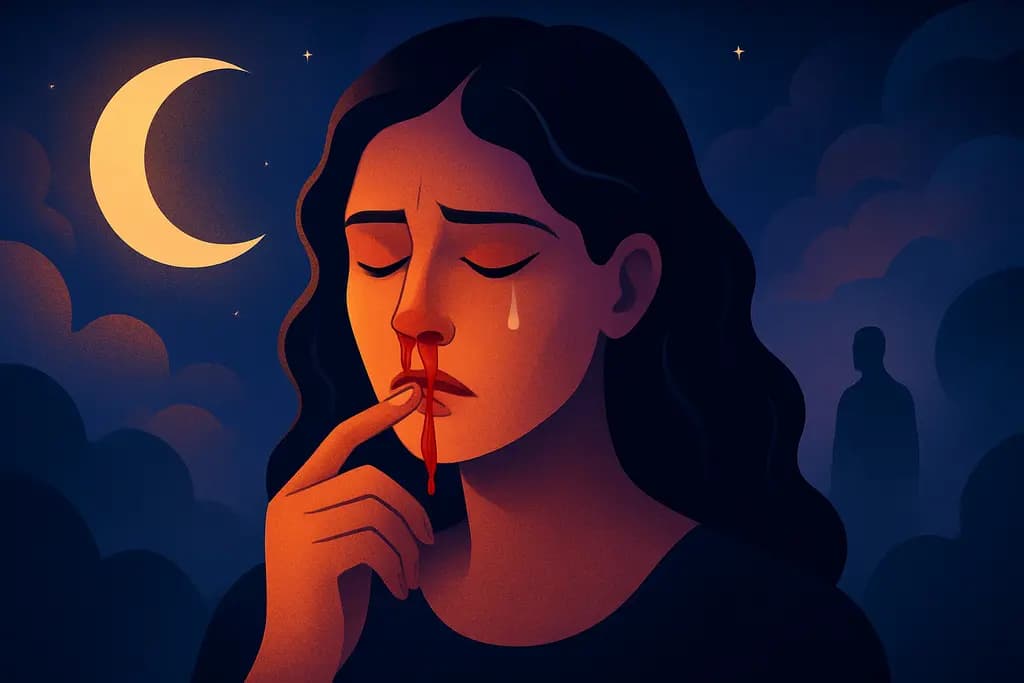 Dream illustration: Nosebleed