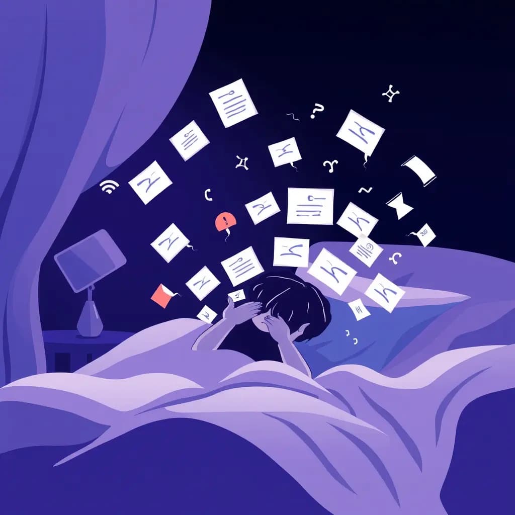 Dream illustration: Notifications flood with questions