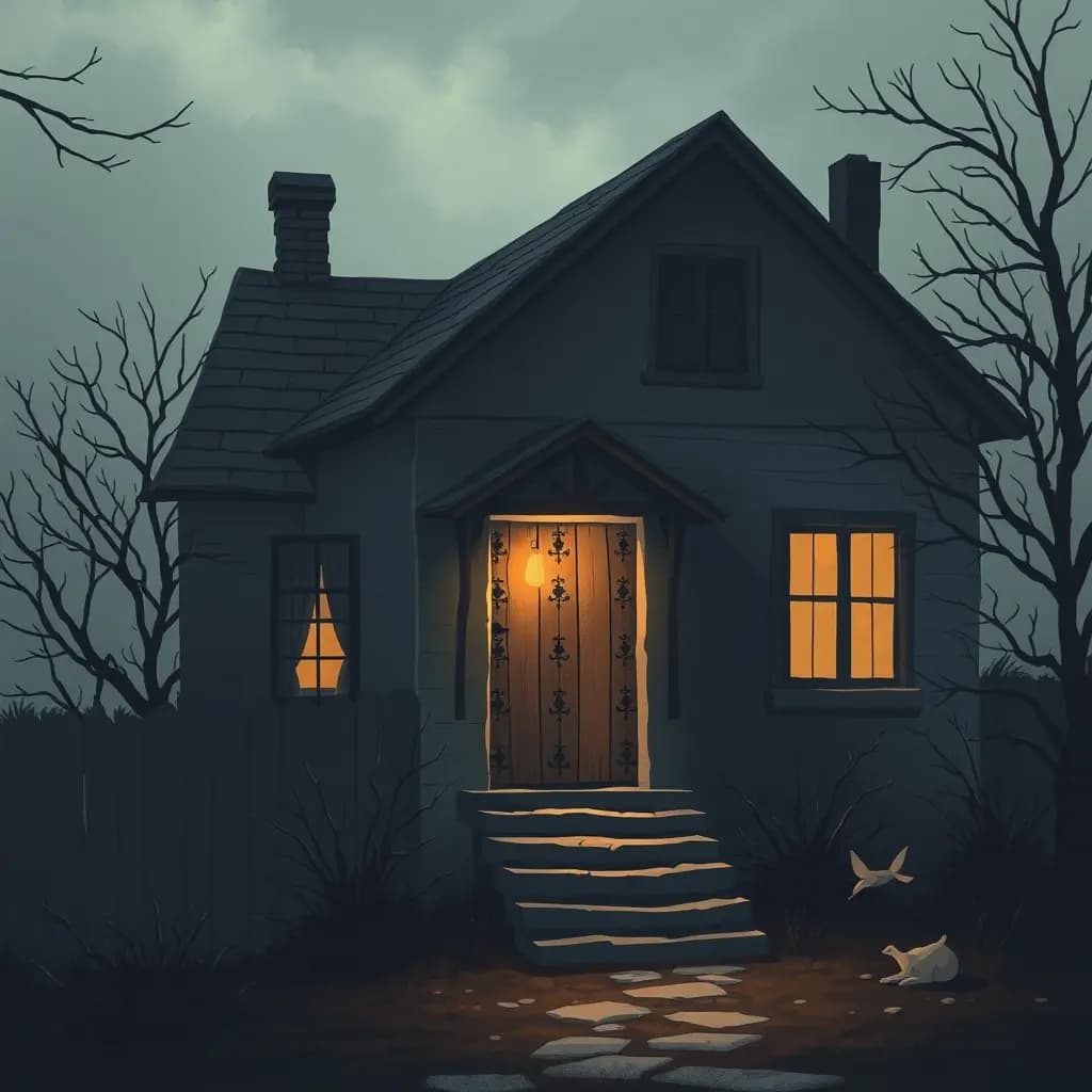 Dream illustration: Old House with Locked Doors