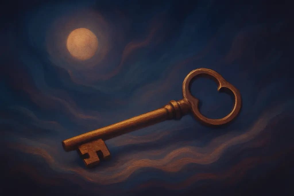 Dream illustration: Old key found