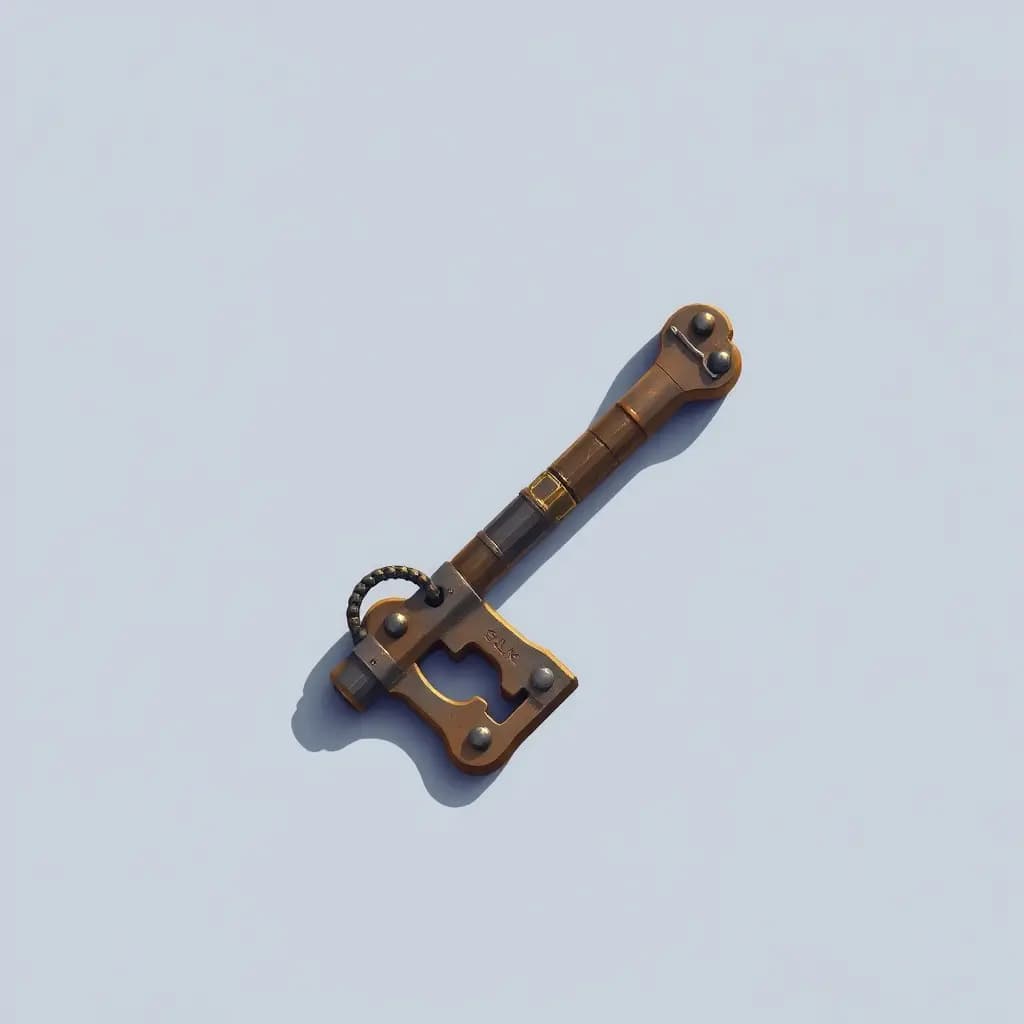 Dream illustration: Old key