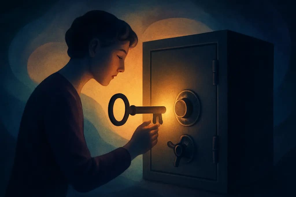 Dream illustration: Opening a locked safe