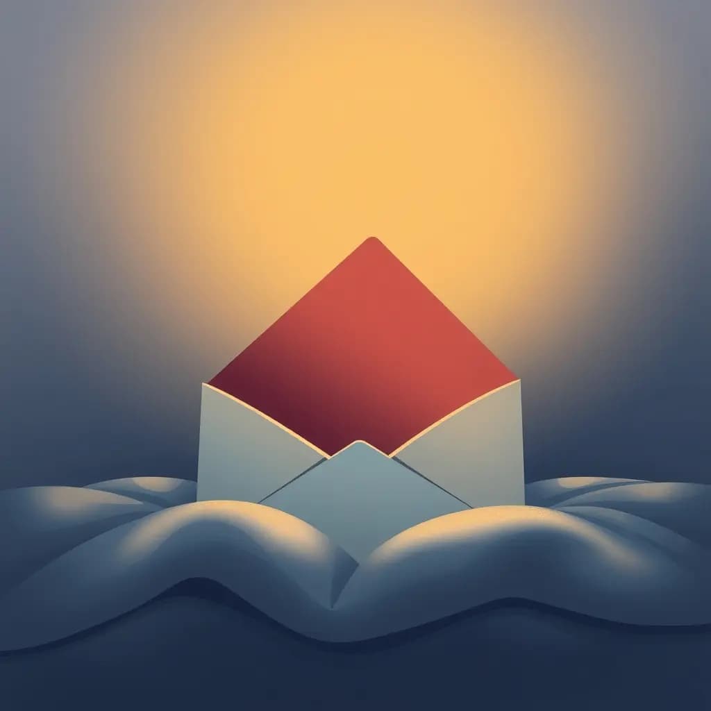 Dream illustration: Opening sealed envelope