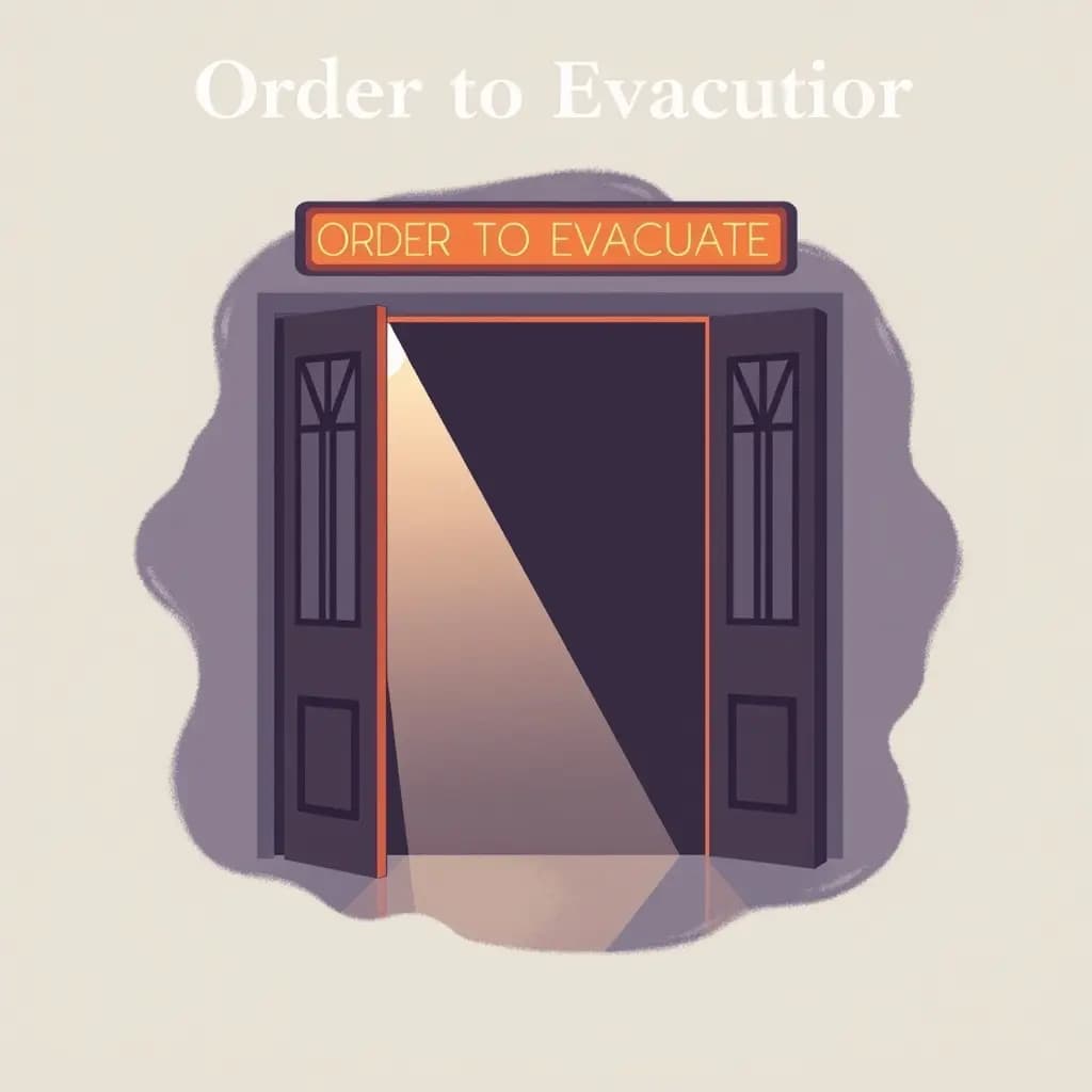Dream illustration: Order to Evacuate