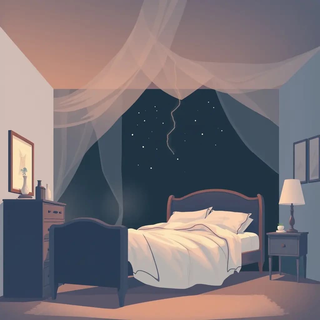 Dream illustration: Out of body drifting