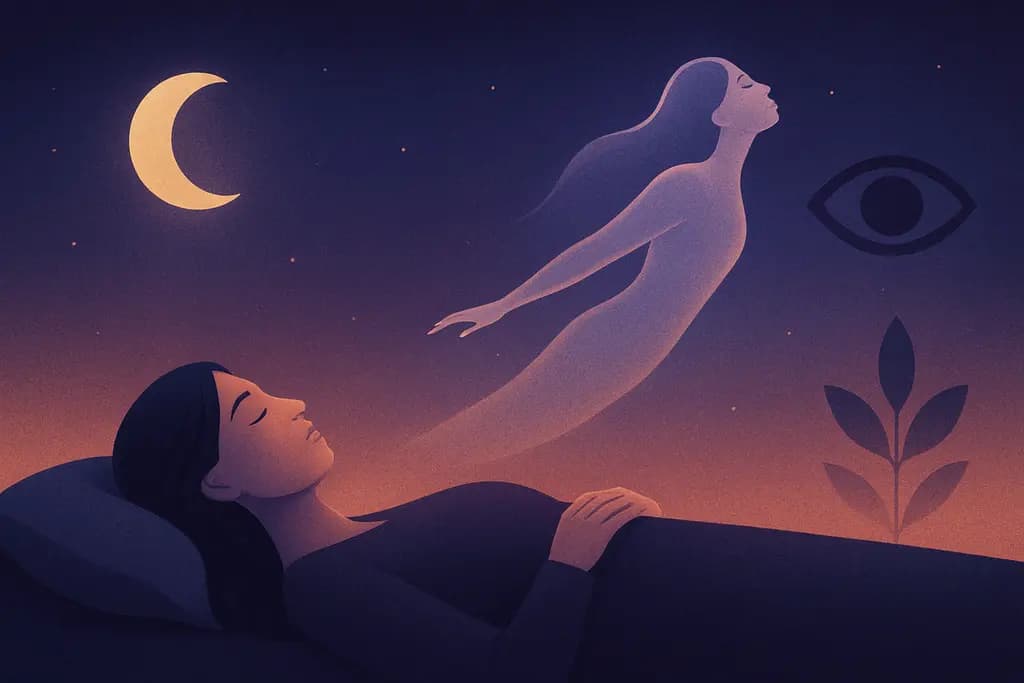 Dream illustration: Out-of-body experience