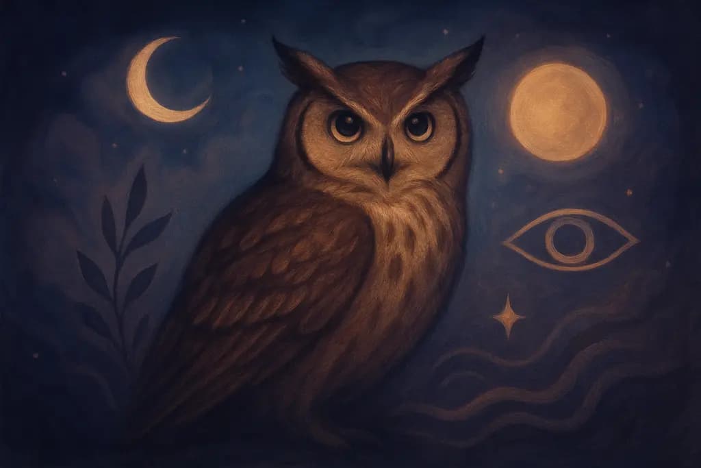 Dream illustration: Owl
