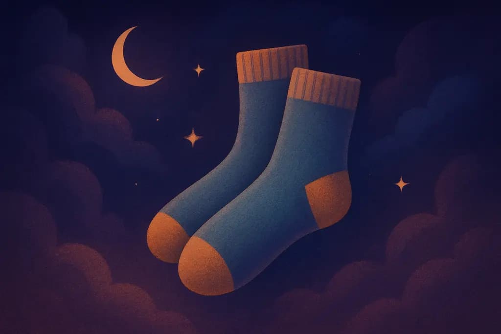 Dream illustration: pair of socks in dream