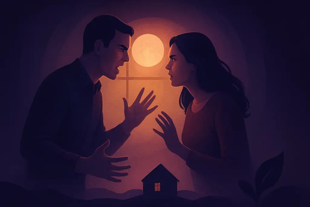 Dream illustration: Parents Fighting