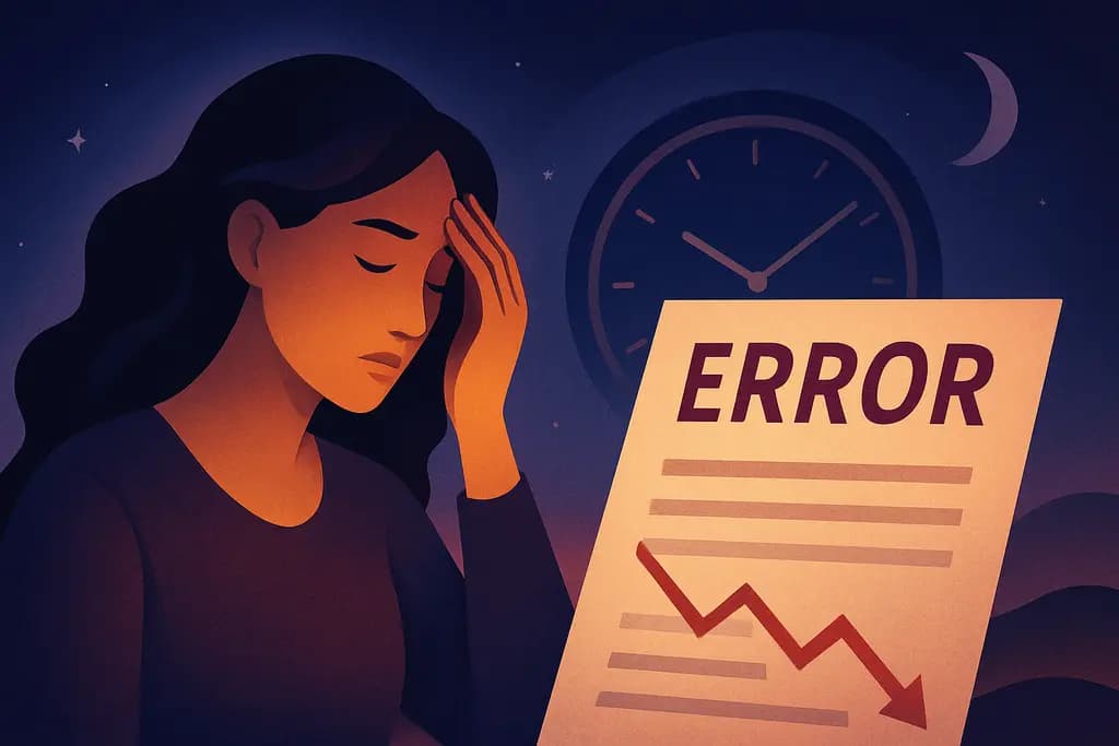 Dream illustration: Payroll Error