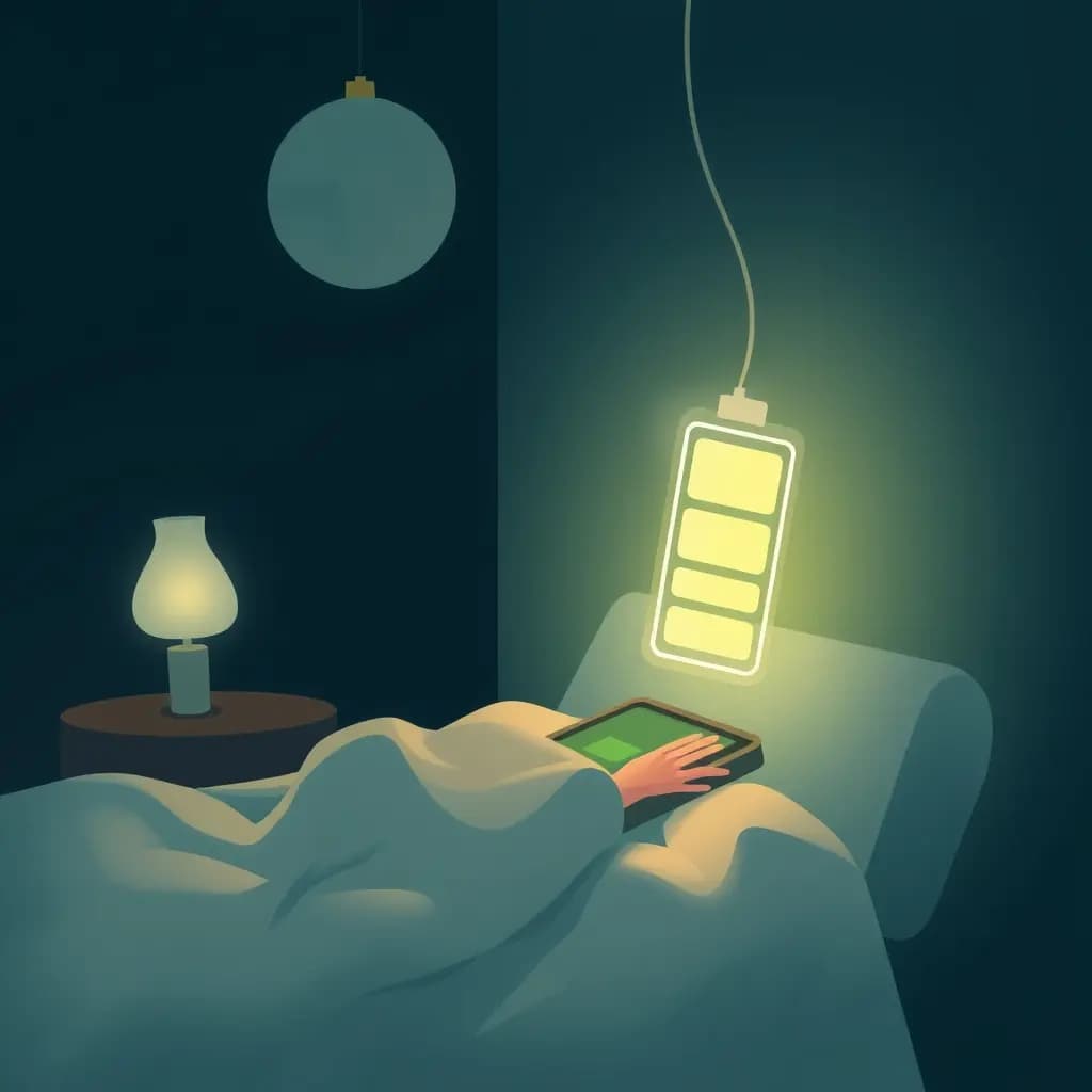 Dream illustration: Phone battery drains instantly