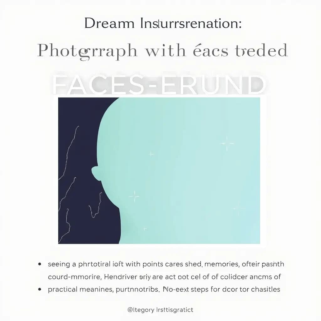 Dream illustration: Photograph with Faces Erased