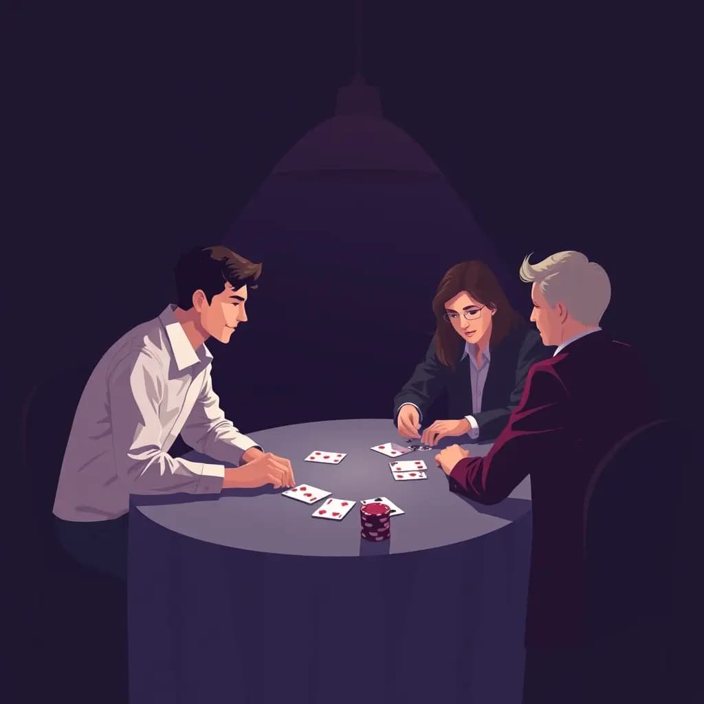 Dream illustration: Playing poker with strangers