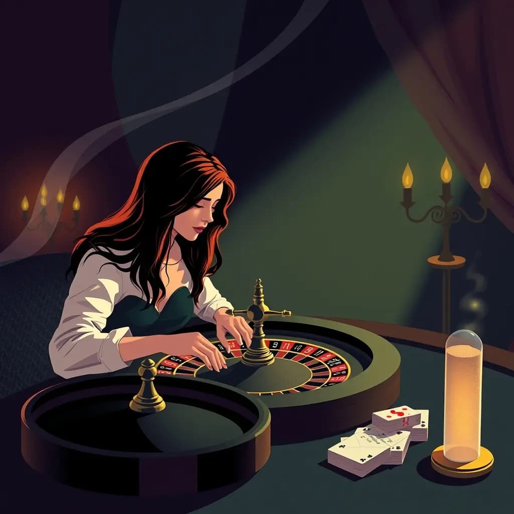 Dream illustration: Playing Roulette With a Stranger