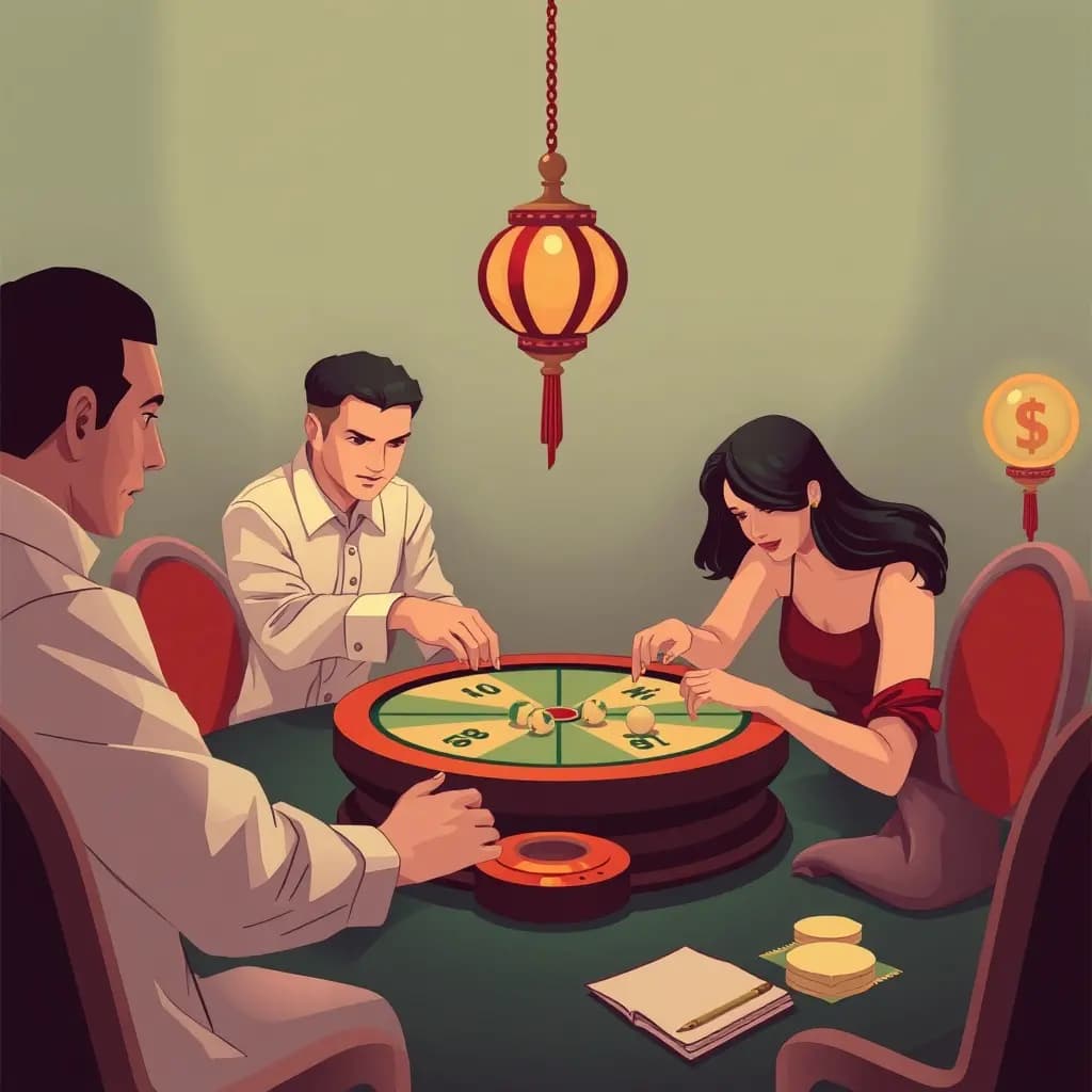 Dream illustration: Playing Sic Bo