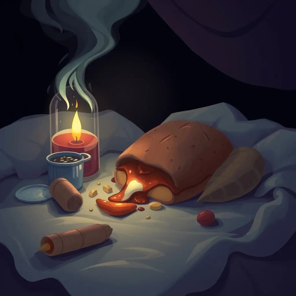 Dream illustration: Poisoned food