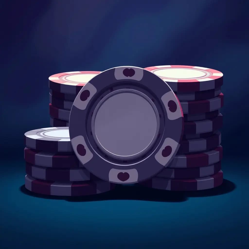 Dream illustration: Poker chips made of paper