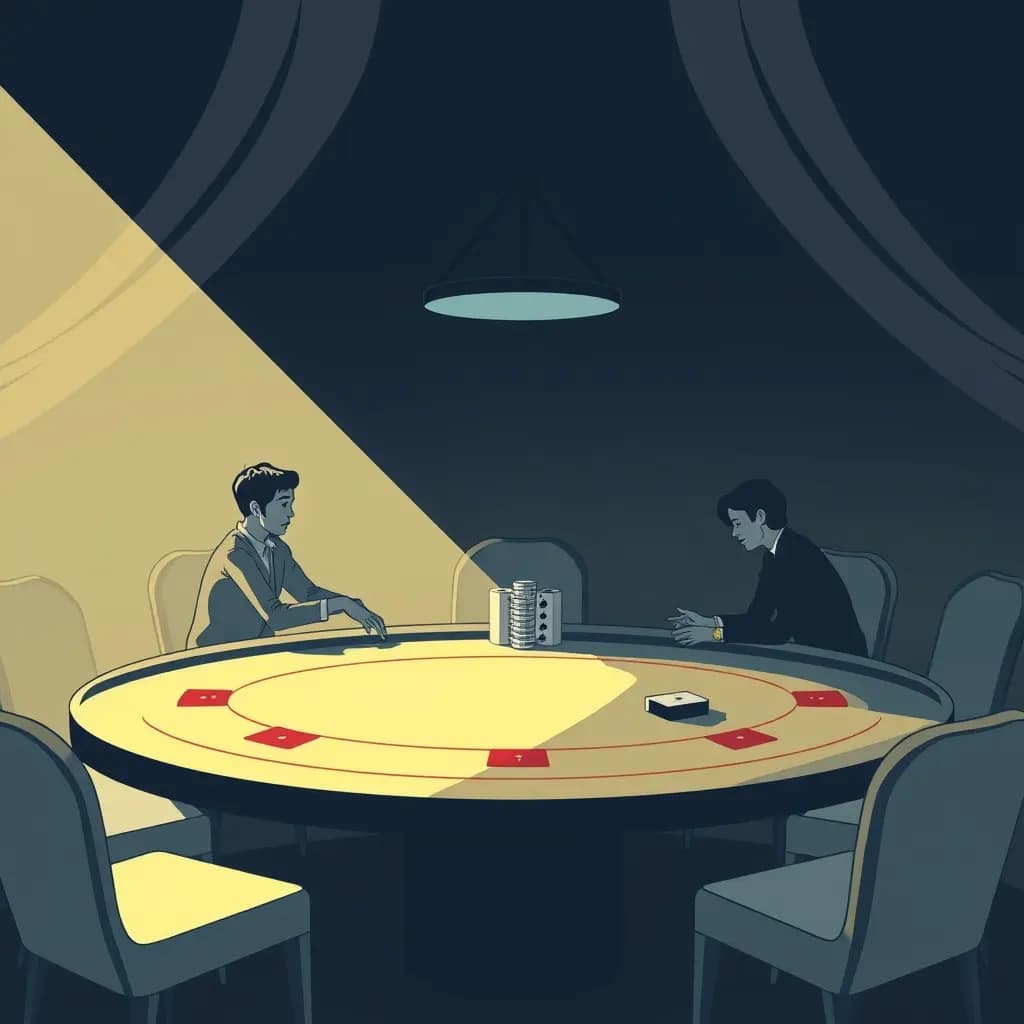 Dream illustration: Poker table empties suddenly
