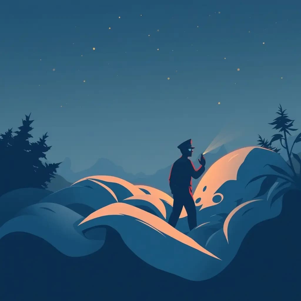 Dream illustration: Police Sirens Nearby