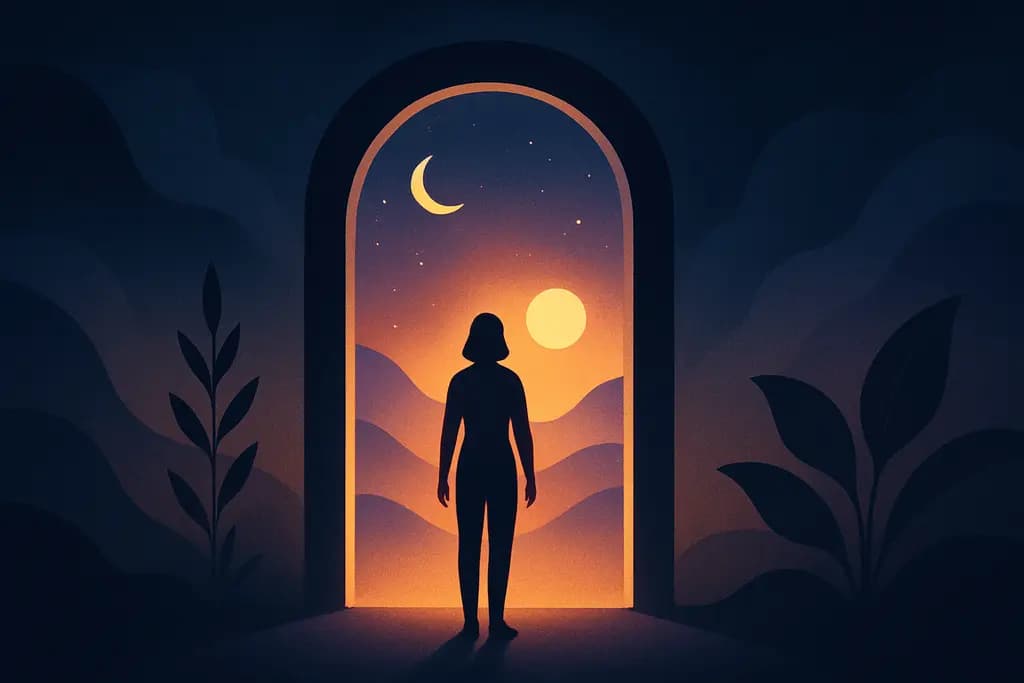 Dream illustration: Portal or doorway to another world