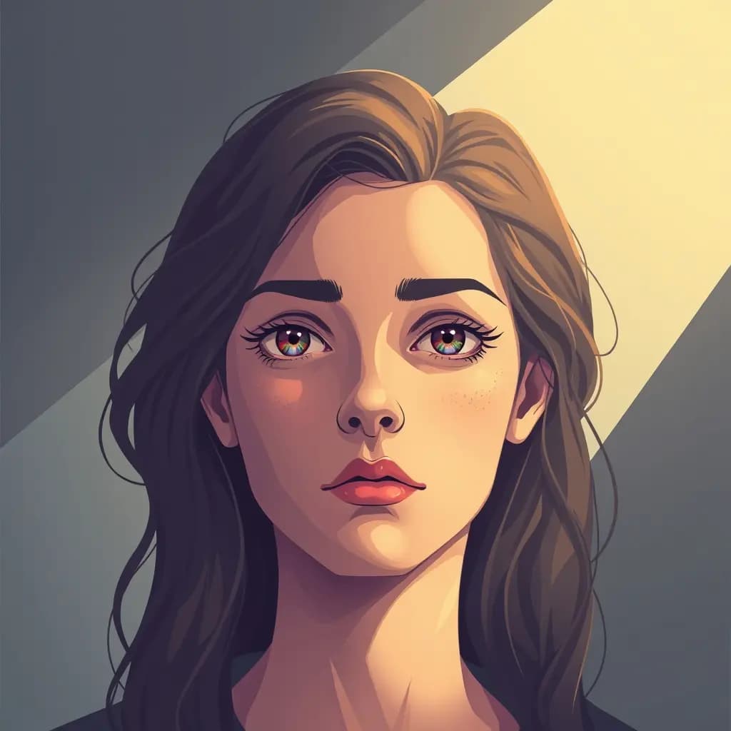 Dream illustration: Portraits that move their eyes to watch you