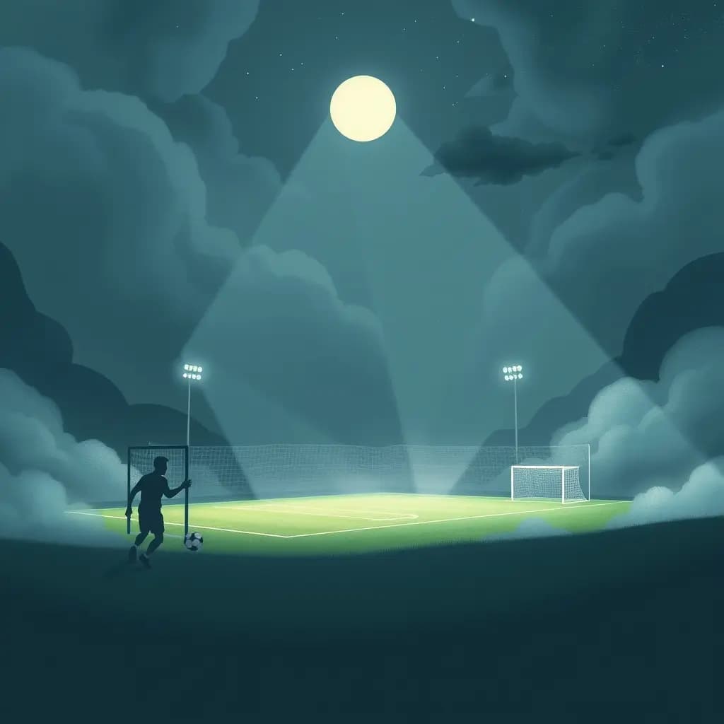 Dream illustration: Practice field pitch disappears
