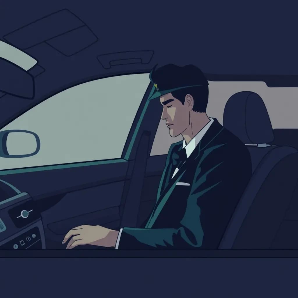 Dream illustration: Private chauffeur ignores you