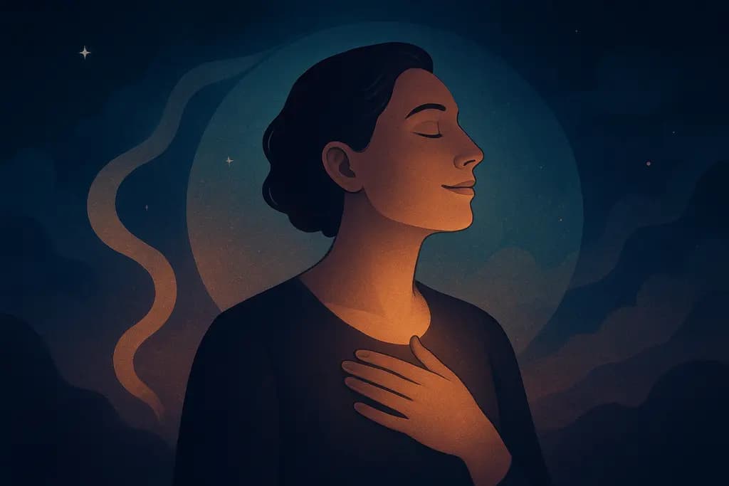 Dream illustration: Profound relief