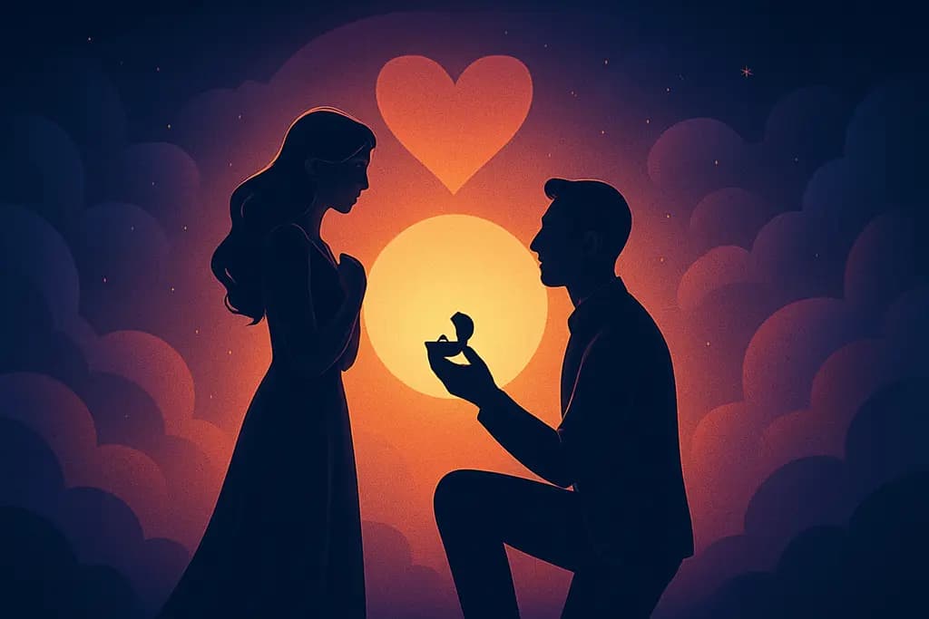 Dream illustration: Proposing to Someone