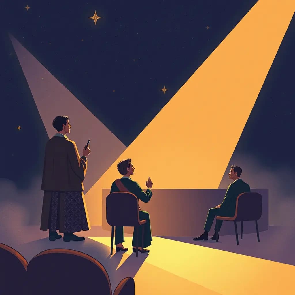 Dream illustration: Public speaking and being judged