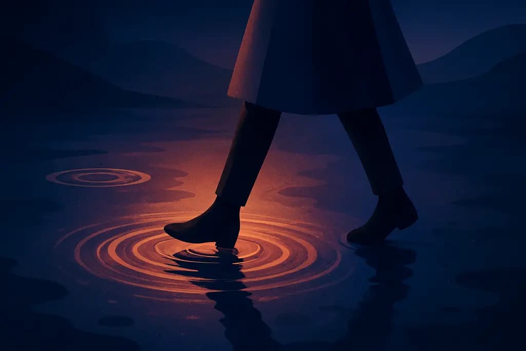 Dream illustration: Puddles