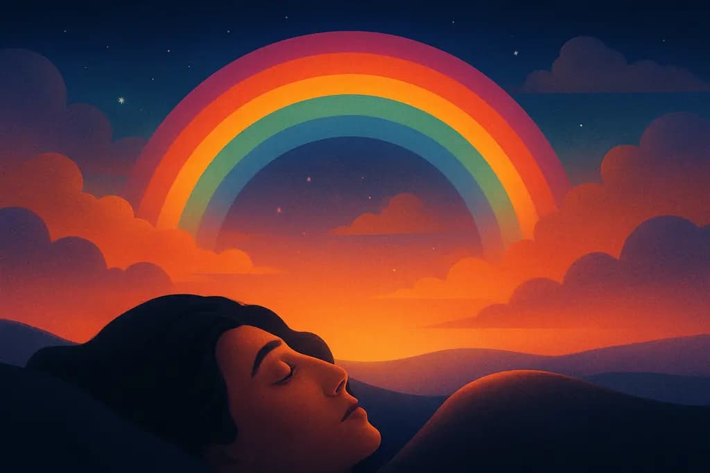 Dream illustration: Rainbow Sky