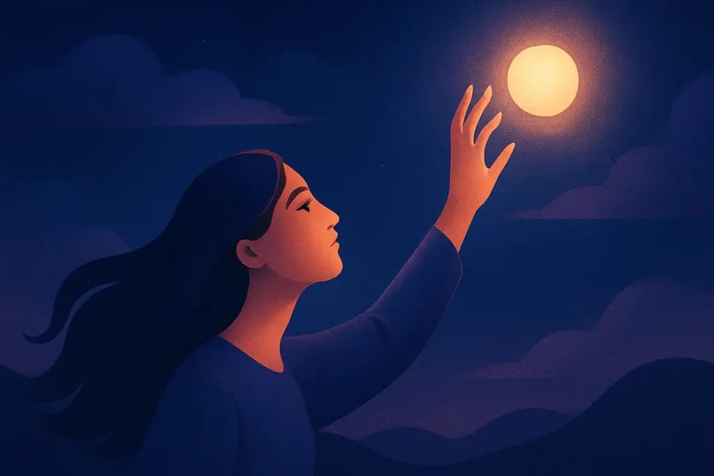Dream illustration: Reaching for Something Just Out of Reach