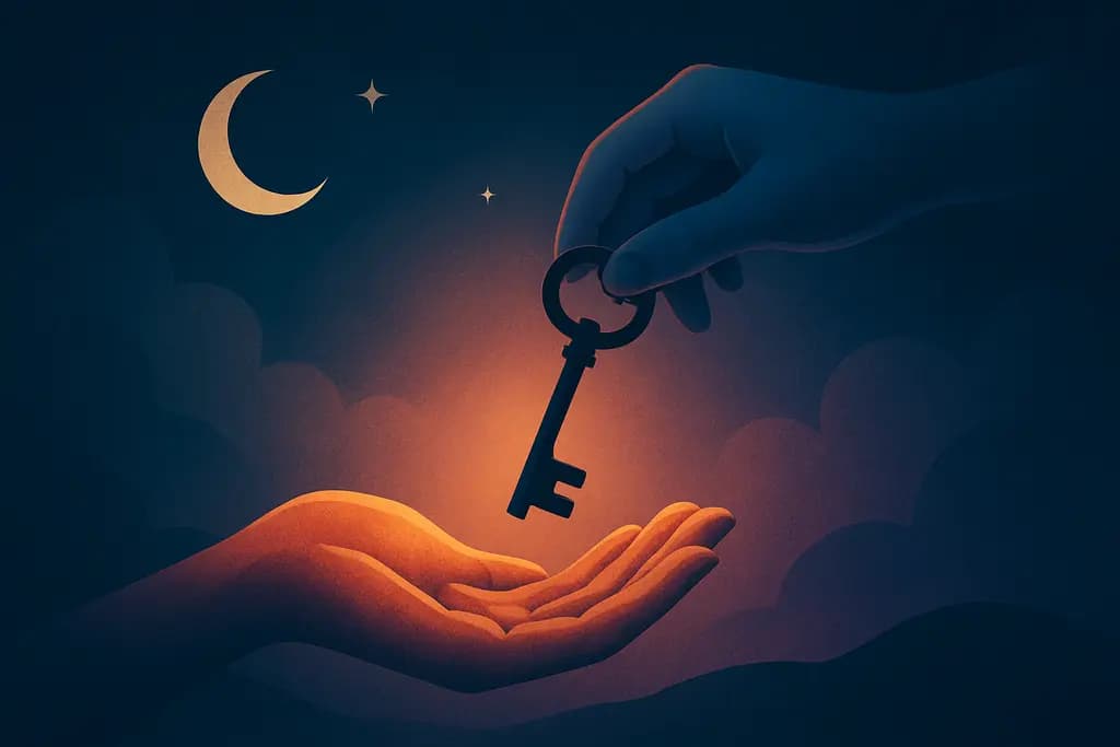 Dream illustration: Receiving a key