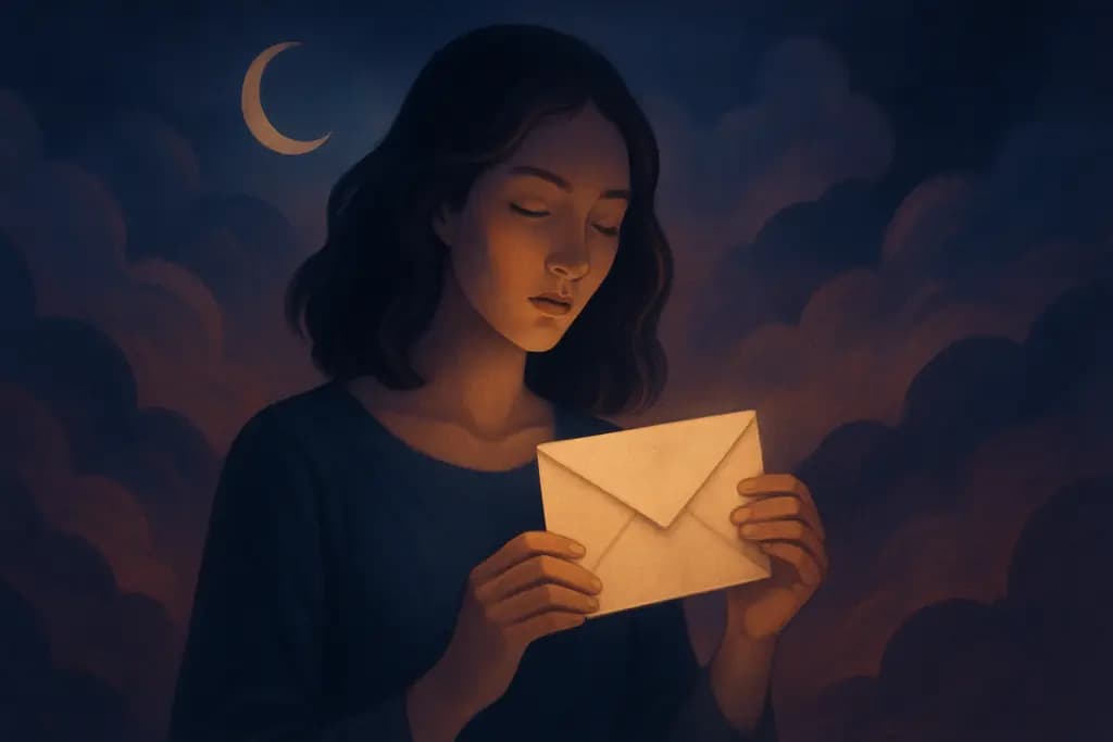 Dream illustration: Receiving a Letter