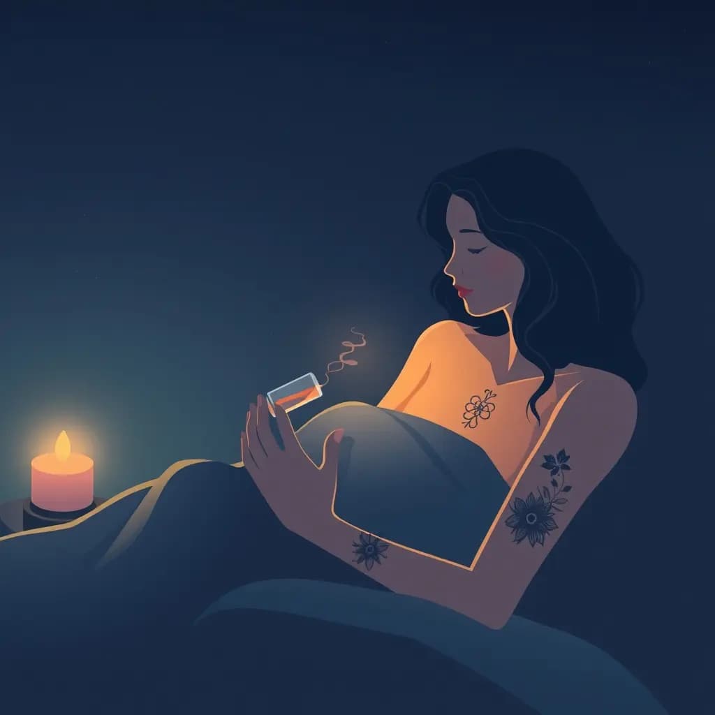 Dream illustration: Receiving a symbolic tattoo that appears instantly