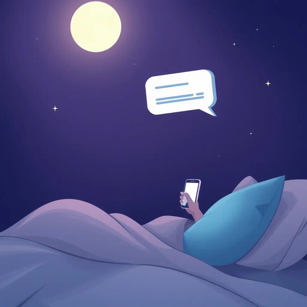 Dream illustration: Receiving a Text Message