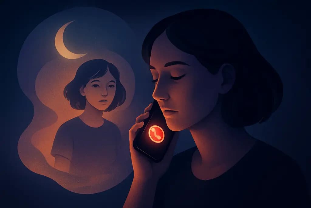 Dream illustration: Receiving a voicemail from your younger self