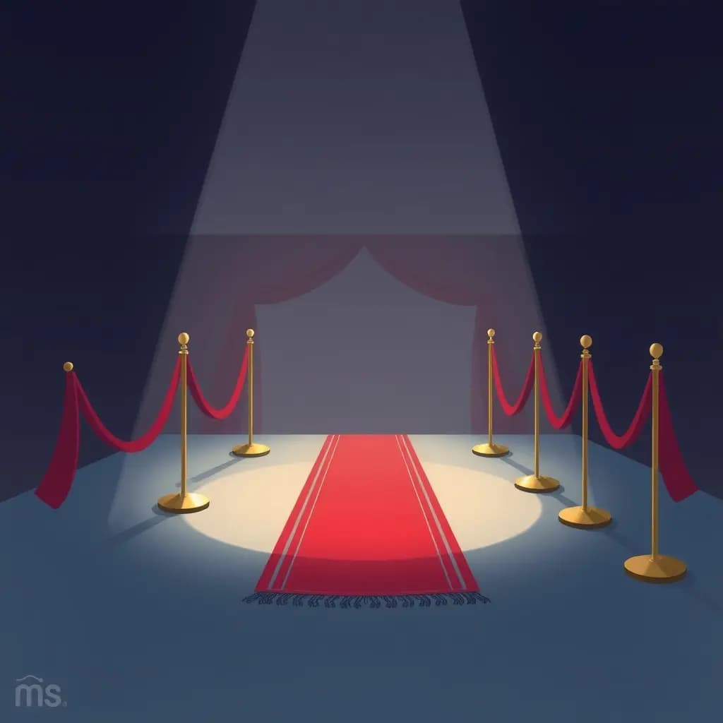 Dream illustration: Red carpet pulls you back